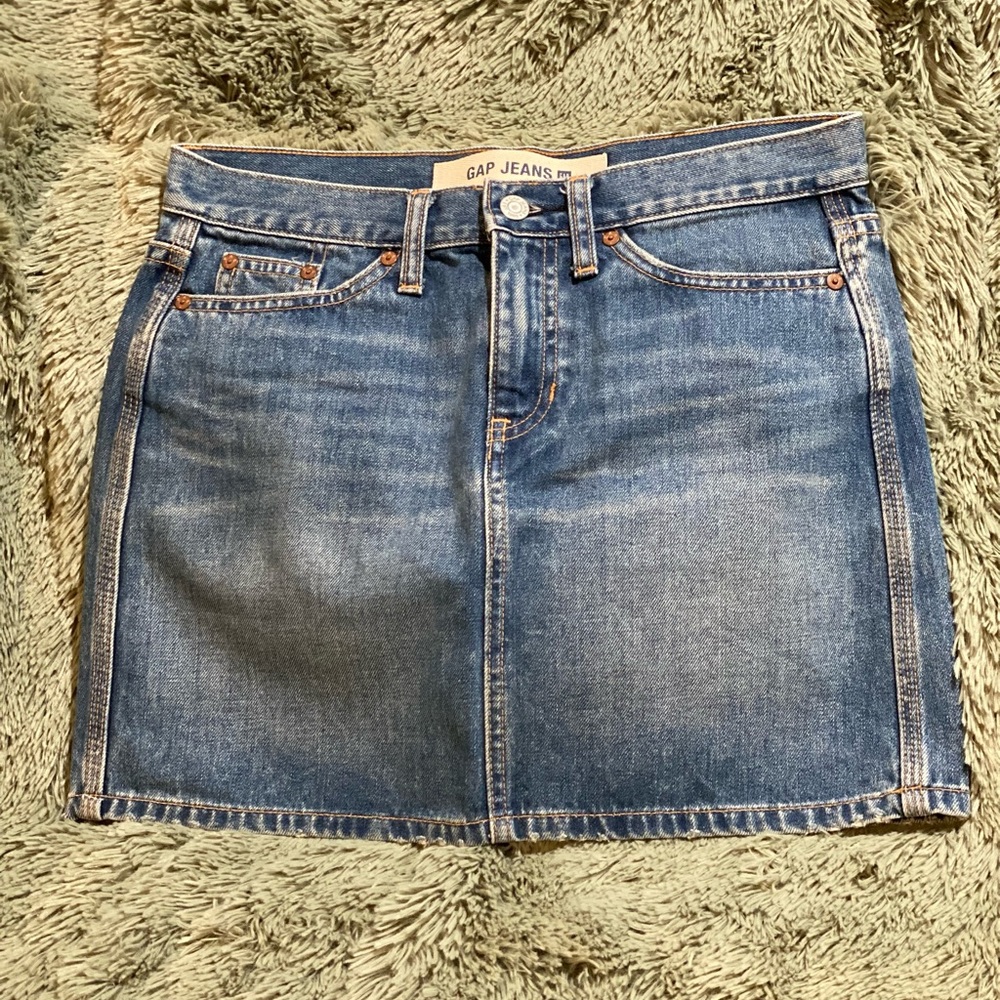 Gap Denim mini skirt
